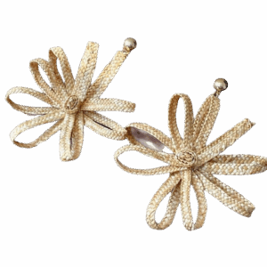 LaceBloom Hoops