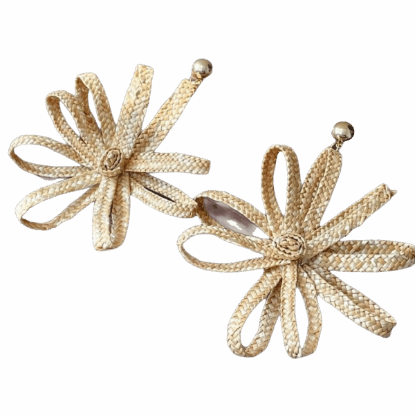 LaceBloom Hoops