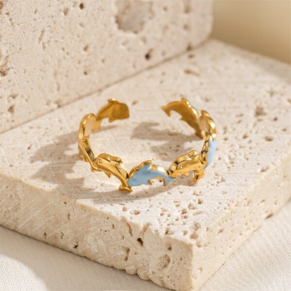 CoralDolphin Ring