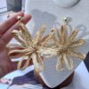 LaceBloom Hoops